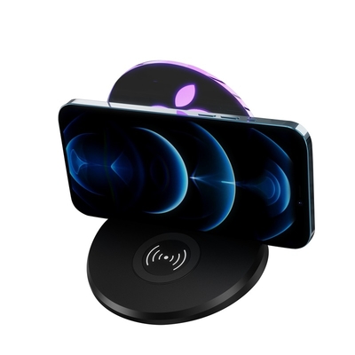 New Conveient 2022 Portable Safe Phone Wireless Charger Led Lamp With Customizable DIY Wireless Charger Night Light