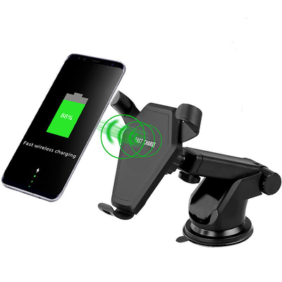 Fast Qi Wireless Car Accessories Mobile Phone Charger Cell Phone Charger Car Wireless Holder