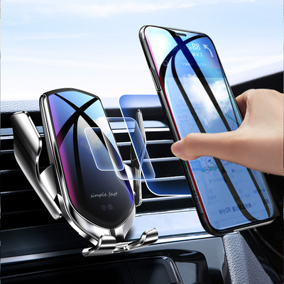 Free Shipping Electric Car Phone R1 Holder 10W Qi 2021 Radio Car Auto Clamping Charger